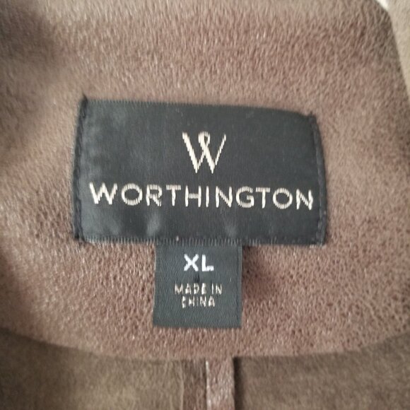Worthington drape collar open front jacket XL - Picture 4 of 6